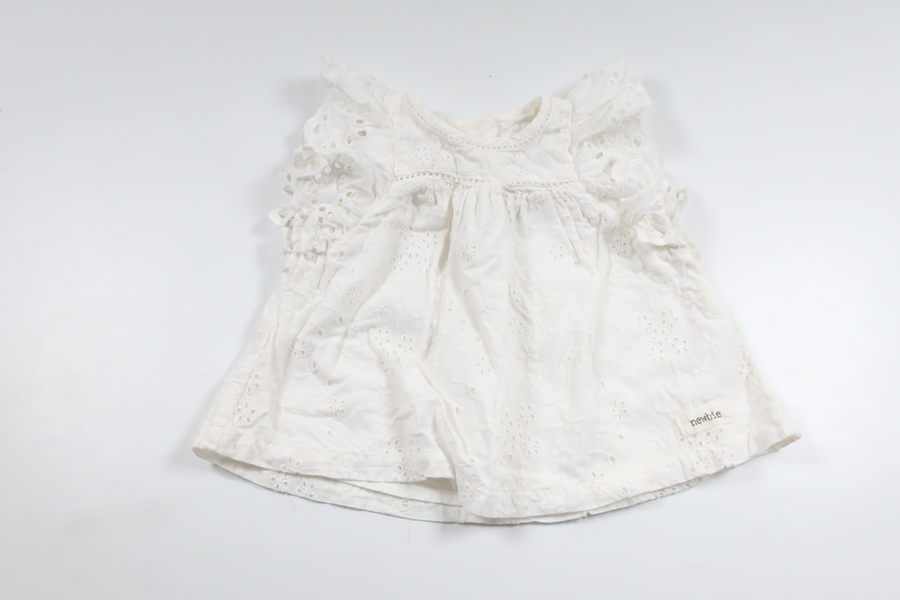 Floral tunic from Newbie - Size 68 - White