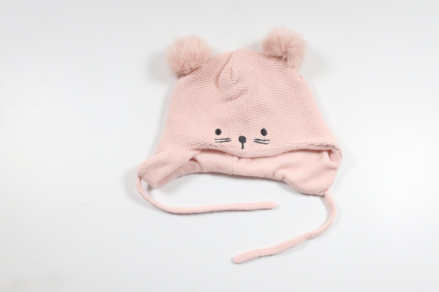 Fleece-lined hat from H&M - Size 74 - Pink