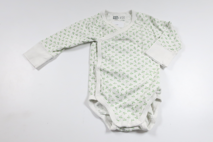 Wrap bodysuit from Lindex - Size 62/68 - White