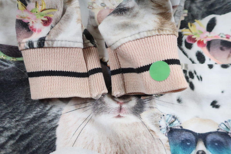 Dress with animals from Molo - Size 92/98 - Grey