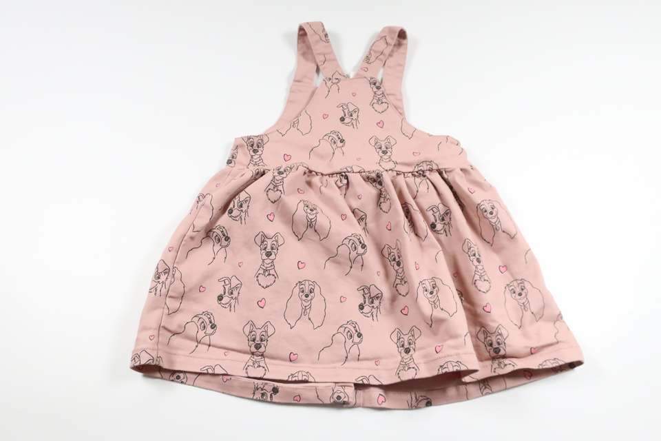 Dress with Lady &amp; the Tramp from H&amp;M - Size 92 - Pink