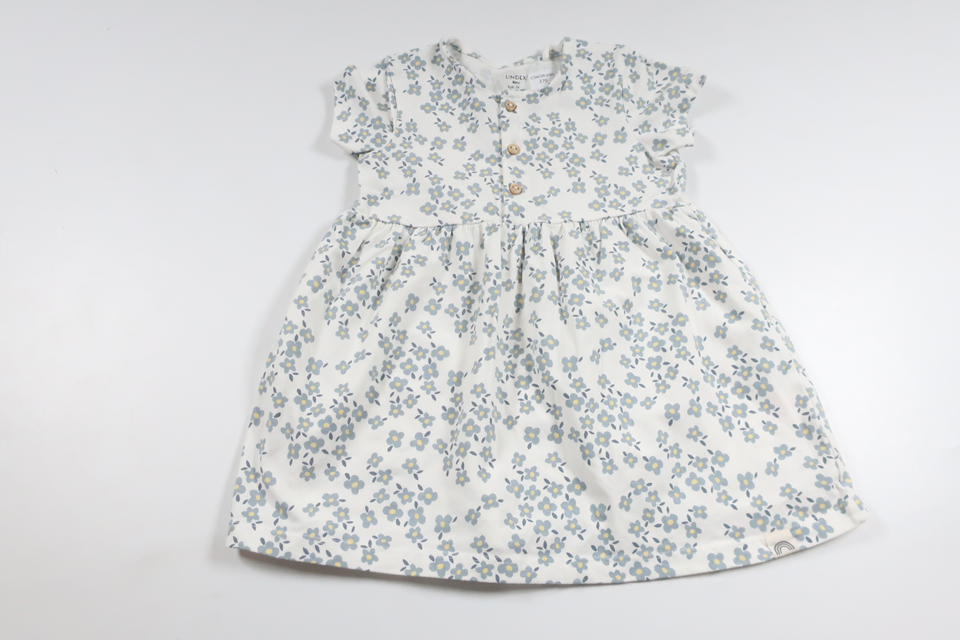 Floral dress from Lindex - Size 74 - White