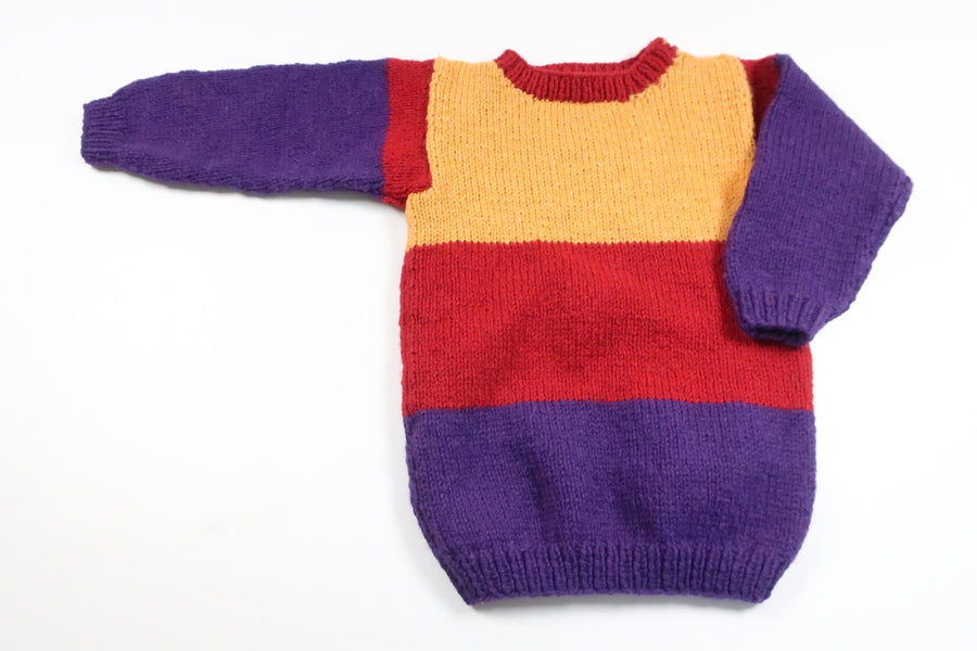 Knitted sweater from Hemstickat - Size 92/98 - Multi