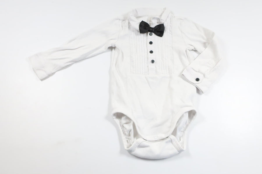 Finbody with bow tie from H&amp;M - Size 86 - White