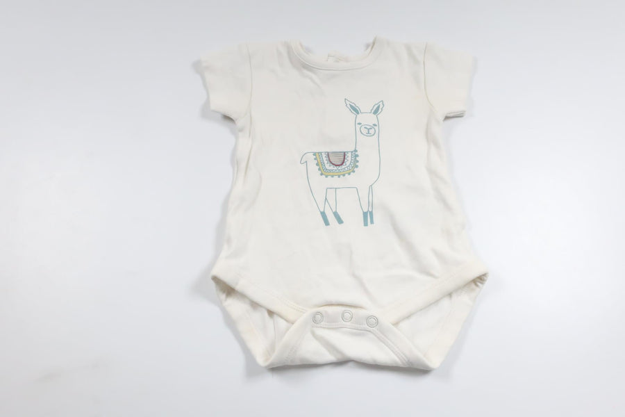 Bodysuit with llama from Pigeon - Size 56/62 - Off-white