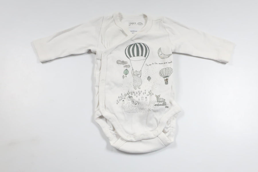 Wrap bodysuit from Lindex - Size 50 - White