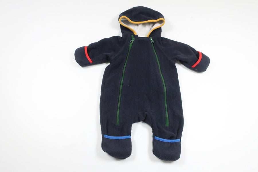 Fleece overalls from Minimarket - Size 56 - Navy blue