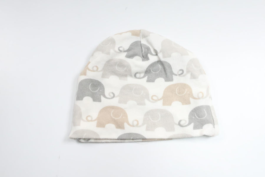 Hat with elephants from Åhléns - Size 38/40 - Off-white