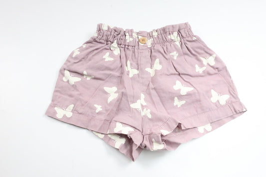 Shorts with butterflies from H&amp;M - Size 74 - Purple