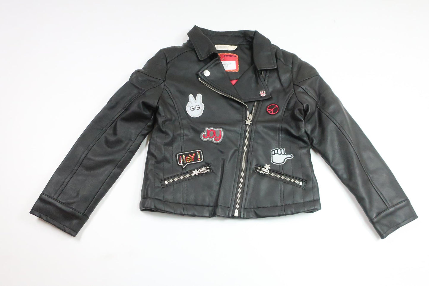 Leather jacket from Orchestra - Size 116 - Black
