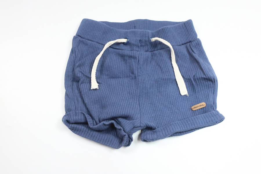 Ribbed shorts from Minymo - Size 56 - Navy blue