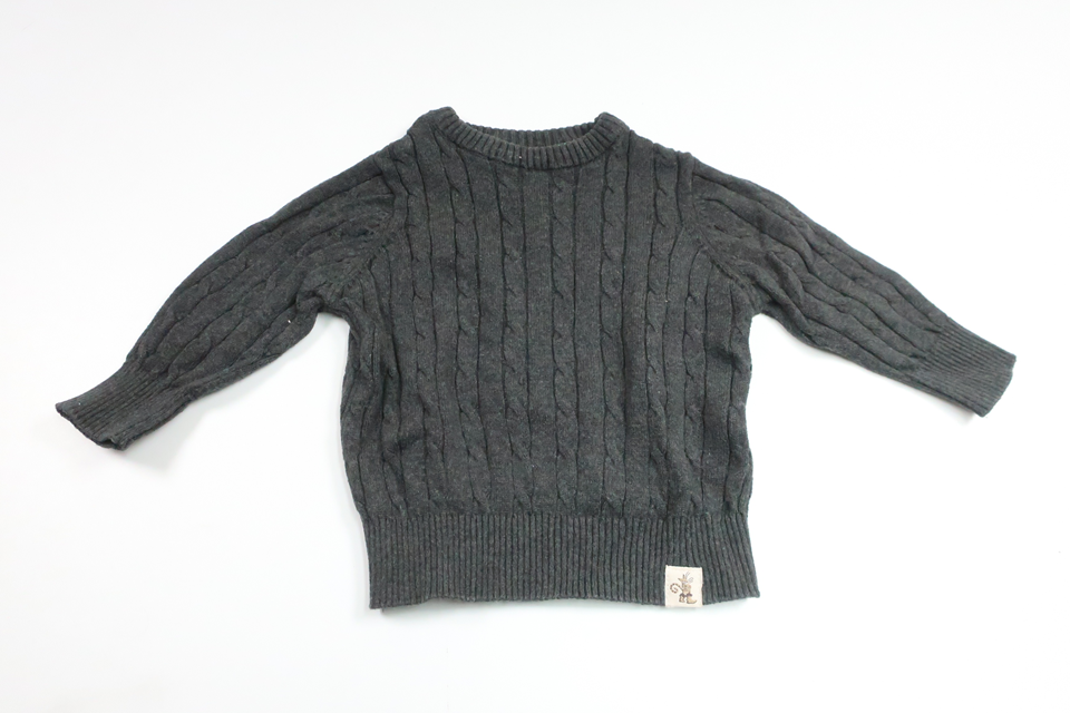 Knitted sweater from Baby Skill - Size 68 - Grey