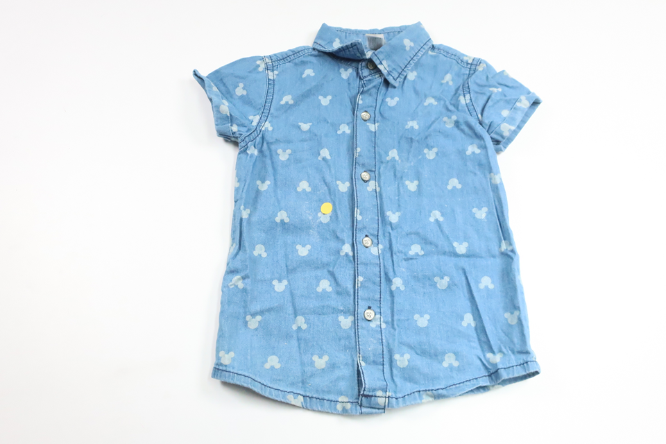 Shirt with Mickey Mouse from Disney - Size 92 - Denim