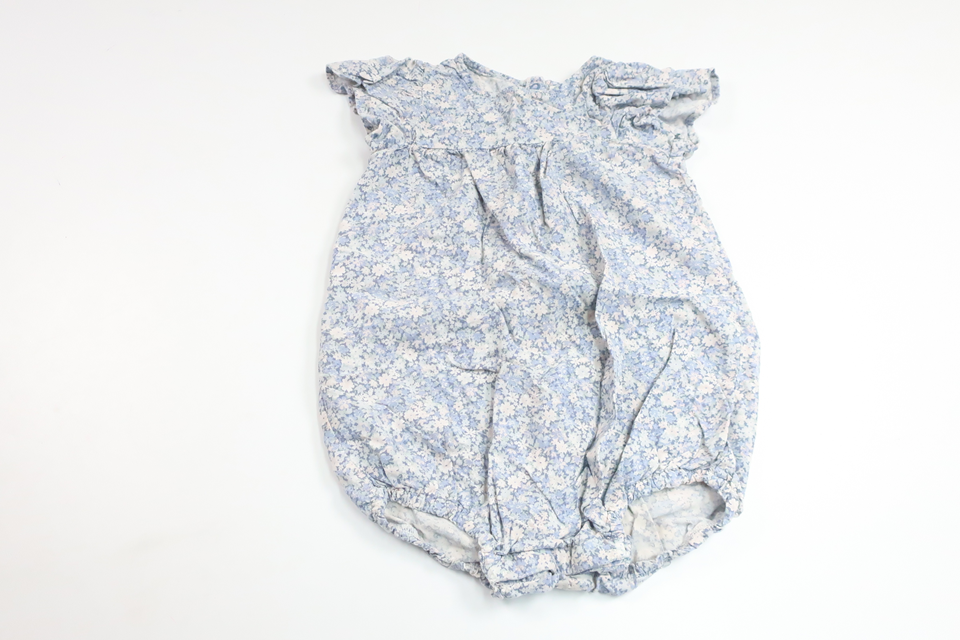Floral bodysuit/jumpsuit from Kappahl - Size 86 - Blue