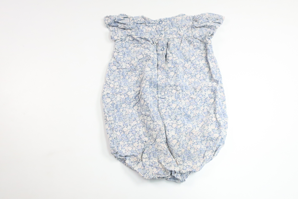 Floral bodysuit/jumpsuit from Kappahl - Size 86 - Blue