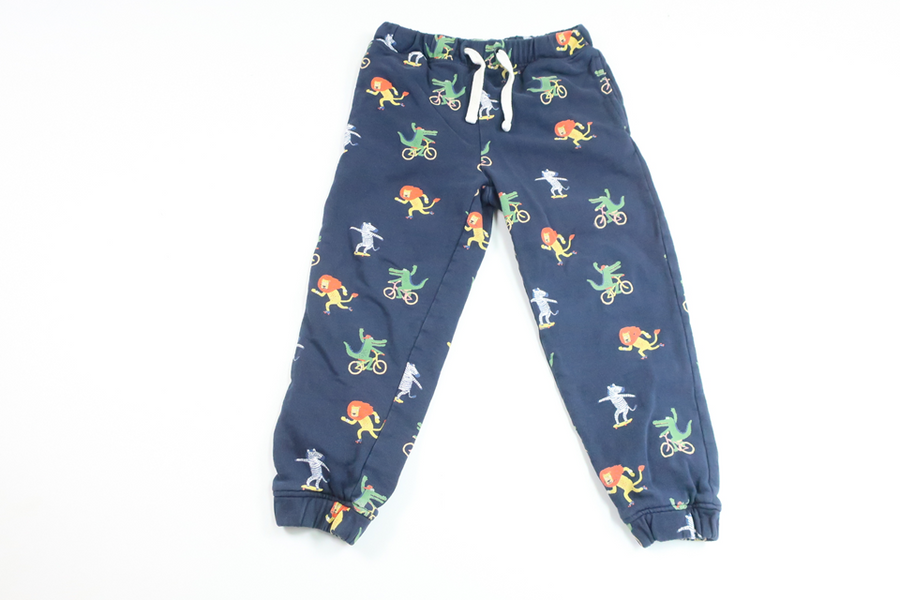 Pants with animals from Minimarket - Size 98/104 - Navy blue