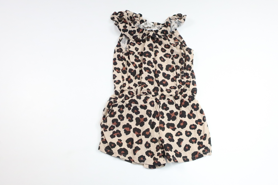 Leopard-print jumpsuit from H&M - Size 104 - Brown