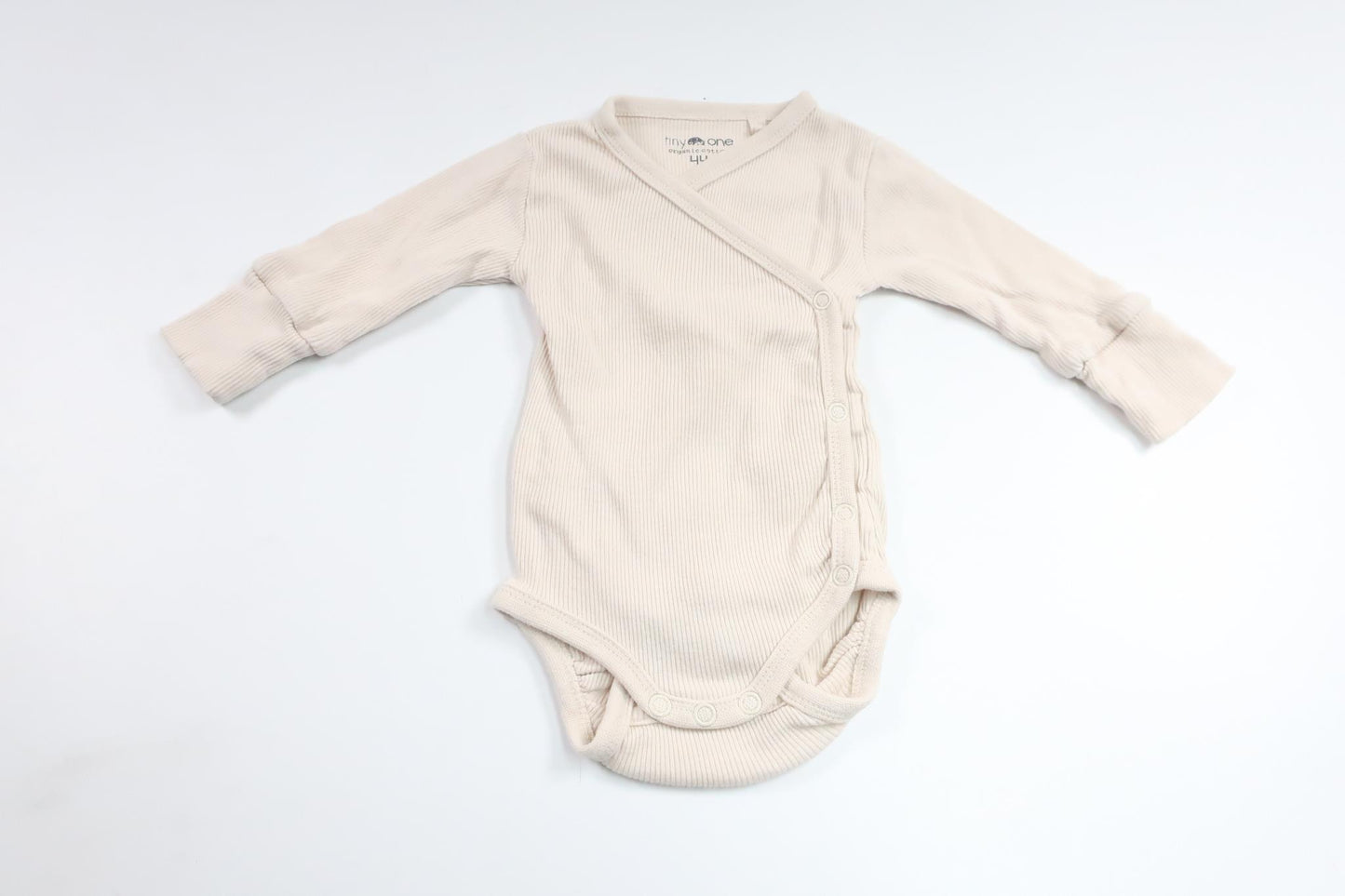 Ribbed wrap bodysuit from Tiny One - Size 44 - Off-white
