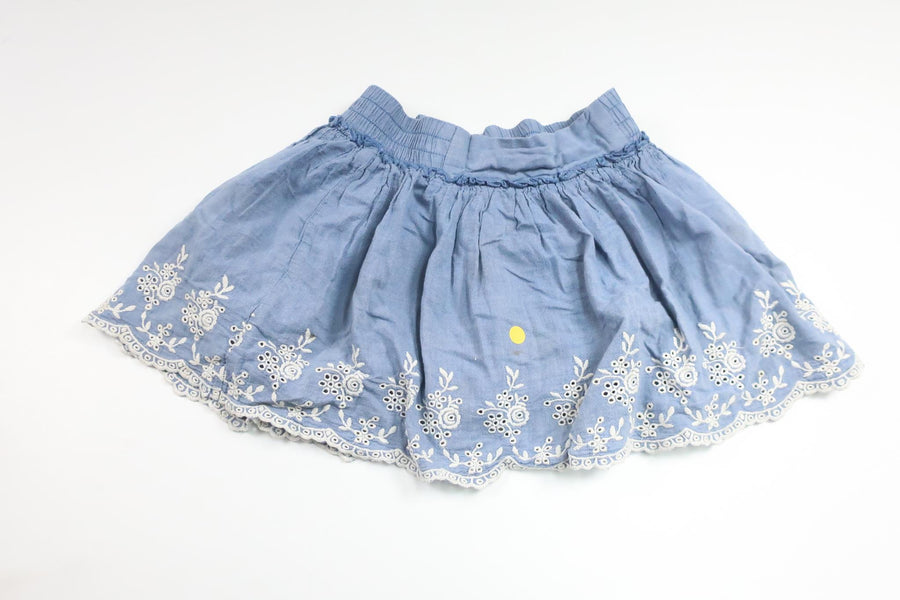 Skirt with embroidery from H&M - Size 104 - Blue