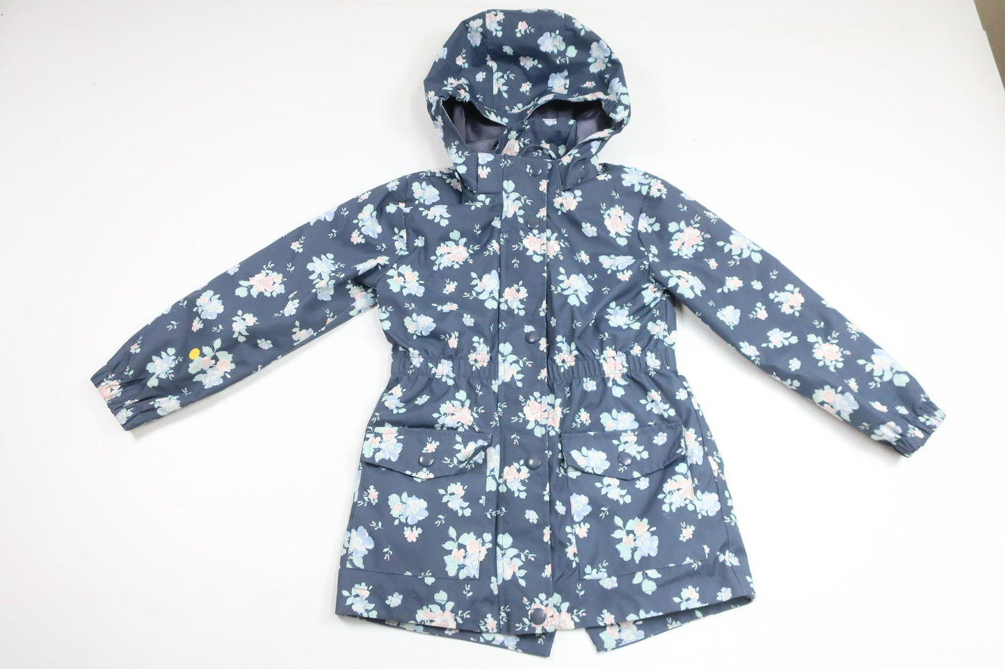 Floral Shell Jacket/Coat from Kappahl - Size 116 - Blue
