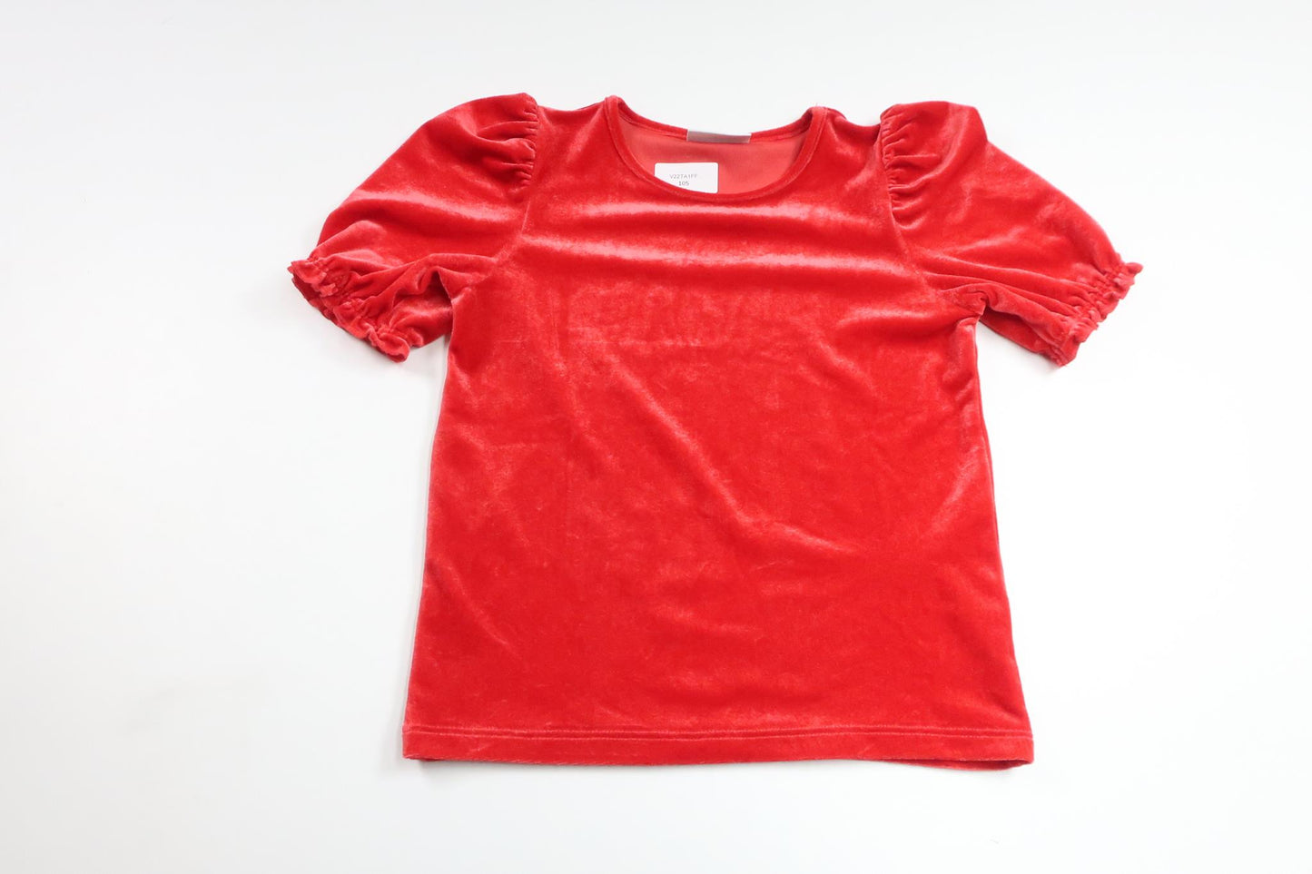 Velour sweater from Kappahl - Size 98/104 - Red