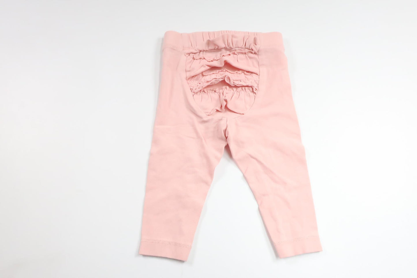 Pants with ruffles from Tiny One - Size 62 - Pink