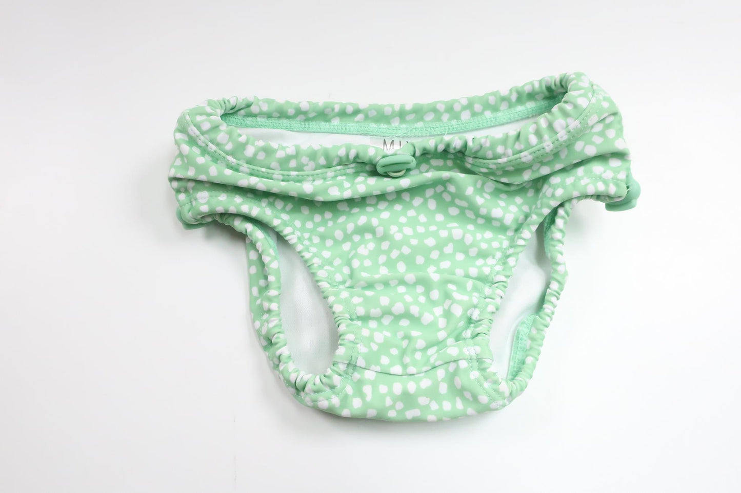 Polka dot swim diaper with ruffle from Mix Beachwear - Size 62/68 - Green