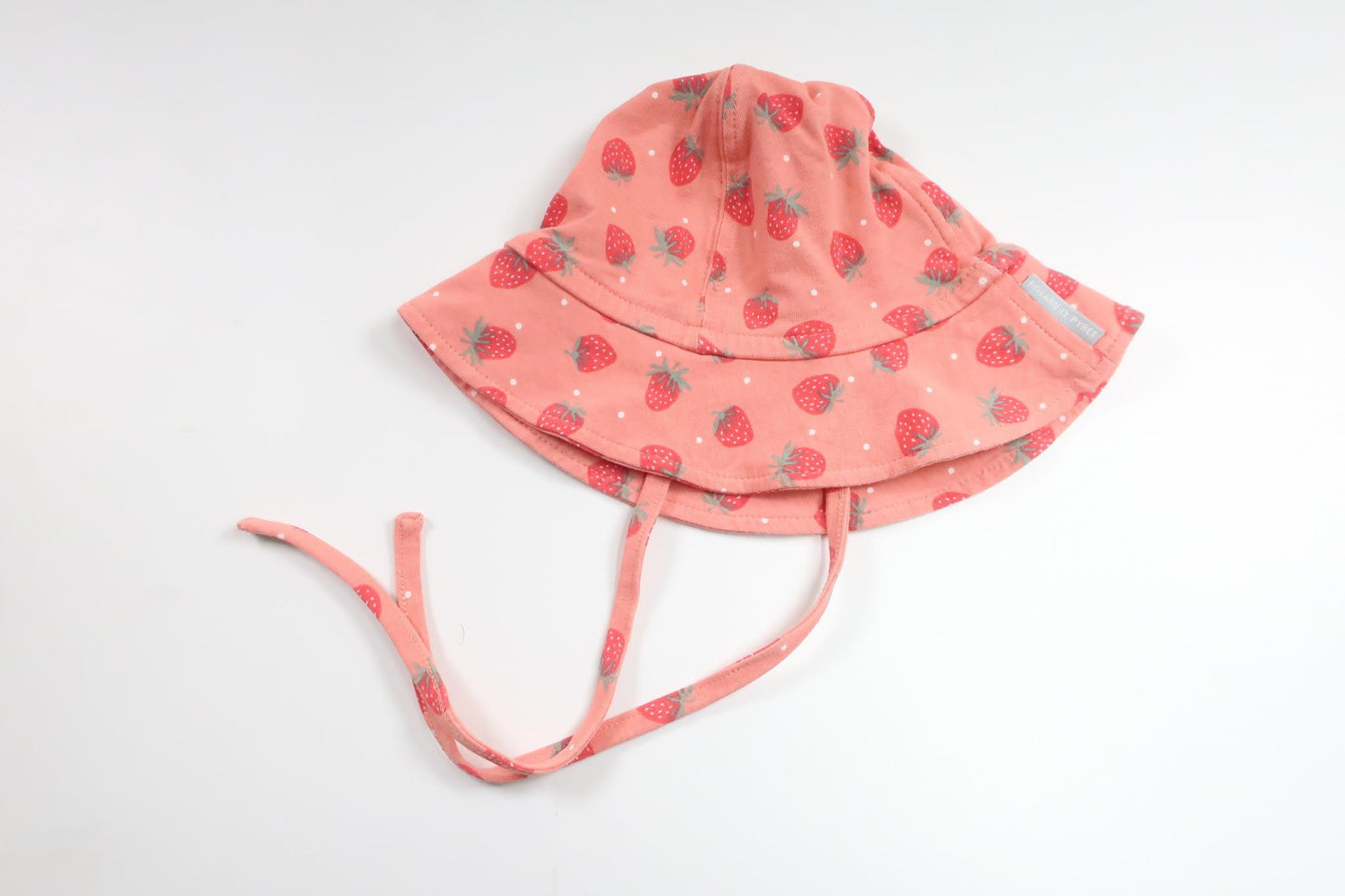 Sun hat with strawberries from Polarn o. Pyret - Size 42 - Pink