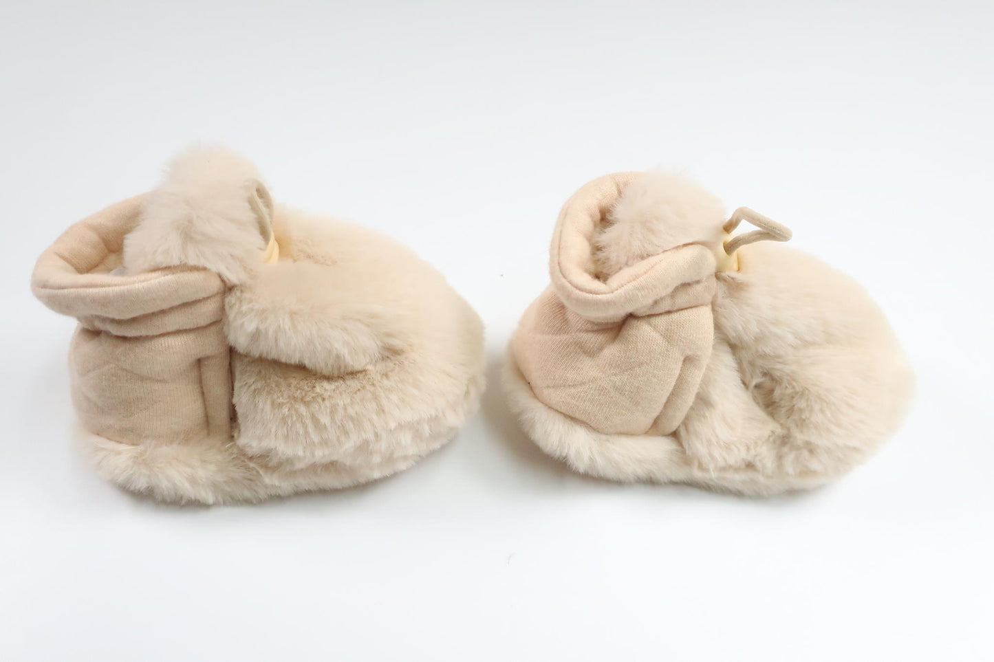 Fleece booties from Unknown - Size 62/68 - Beige