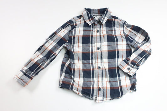 Checked shirt from Cubus - Size 92 - Navy blue