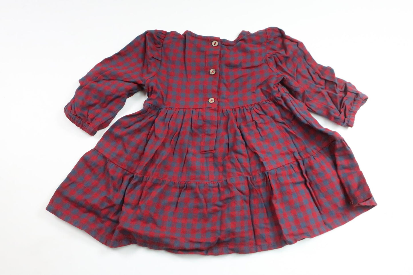 Checked dress from Lindex - Size 74 - Red