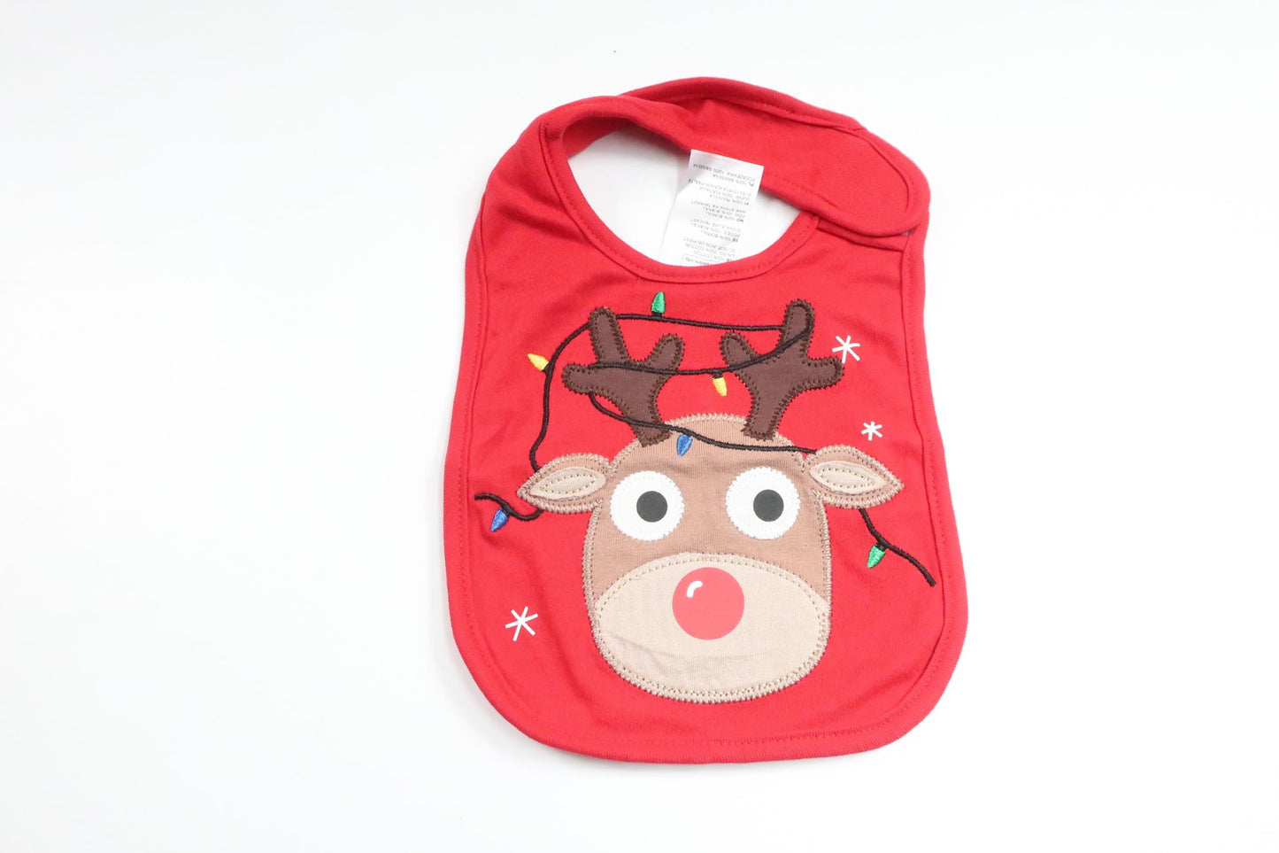 Bib with Christmas motif from Kappahl - Size One size - Red