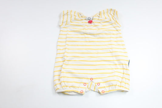 Striped jumpsuit from Polarn o. Pyret - Size 62 - Yellow