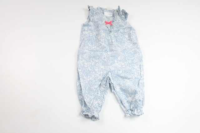 Floral jumpsuit from H&amp;M - Size 62 - Blue