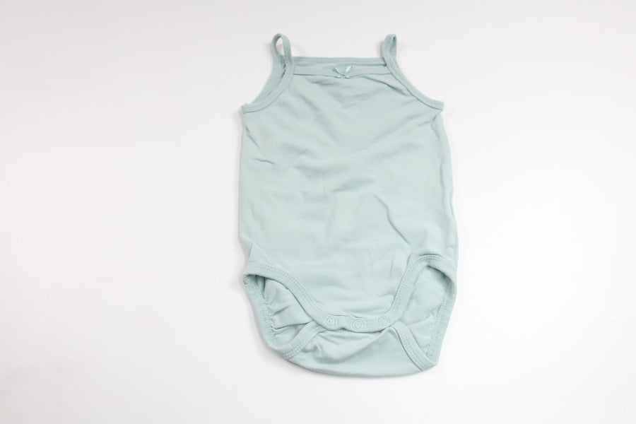 Linen bodysuit from H&M - Size 68/74 - Blue