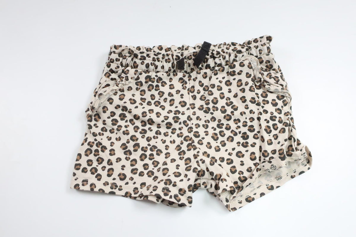 Leopard-print shorts from H&M - Size 74 - Beige