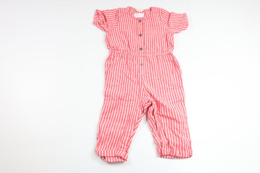 Striped jumpsuit from H&M - Size 74 - Red