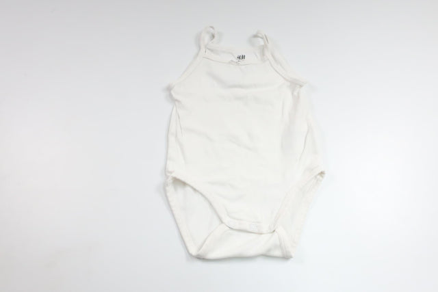 Linen bodysuit from H&M - Size 68/74 - White