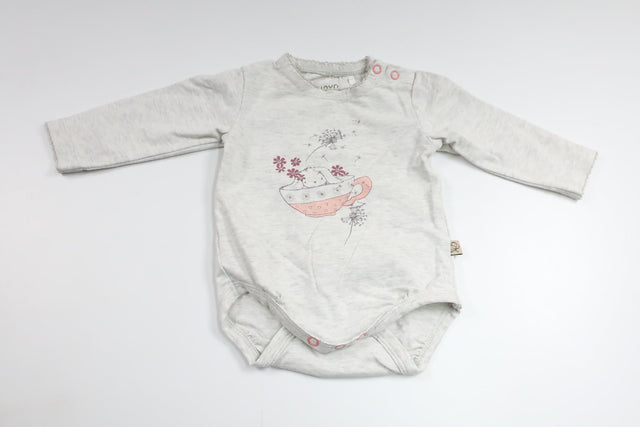 Bodysuit from Minymo - Size 56 - Grey