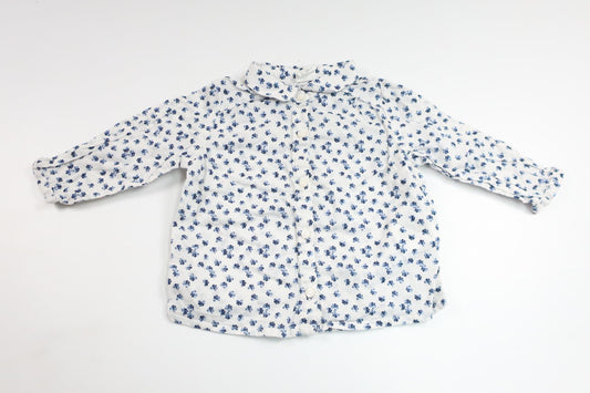 Floral blouse from H&amp;M - Size 68 - White
