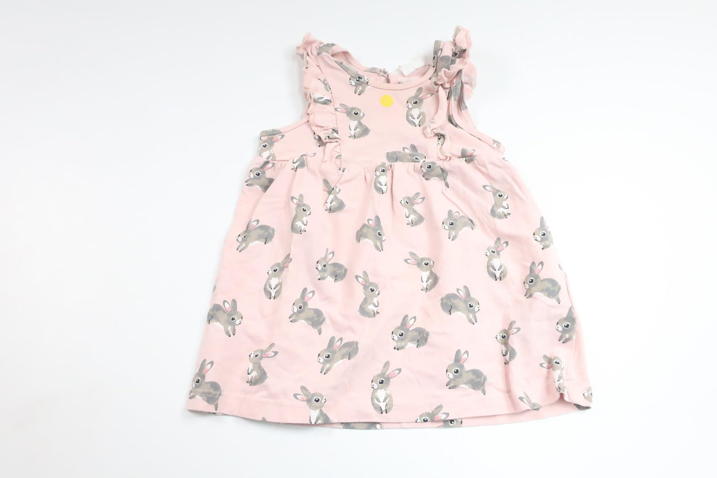 Dress with rabbits from H&amp;M - Size 68 - Pink