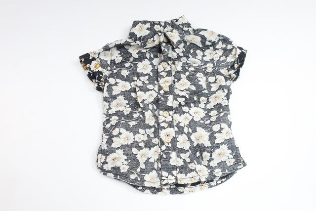 Floral shirt from Baby Skill - Size 68 - Black
