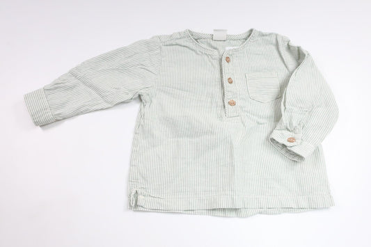 Striped shirt from Lindex - Size 74 - Green