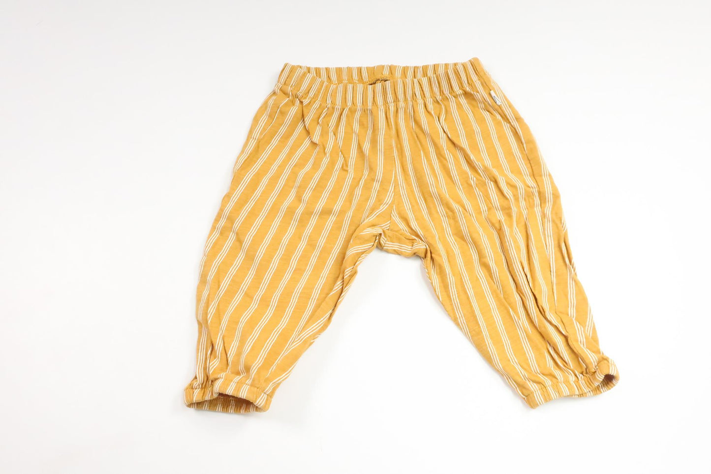 Striped trousers from Lindex - Size 68/74 - Yellow