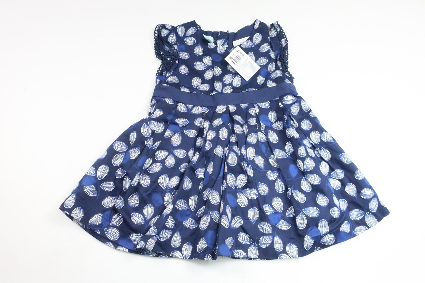 Floral dress from Obaïbi - Size 80 - Navy blue