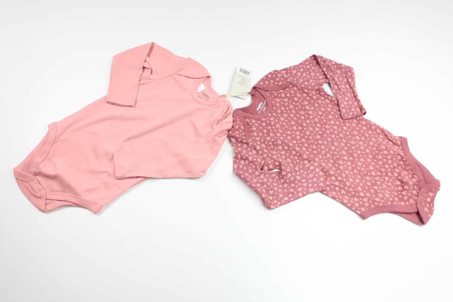 Set of 2 bodysuits from Lupilu - Size 86/92 - Pink