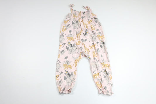 Jumpsuit with animals from H&amp;M - Size 86 - Pink