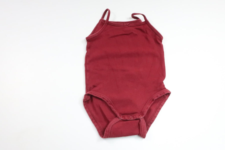 Linen bodysuit from H&amp;M - Size 86 - Burgundy