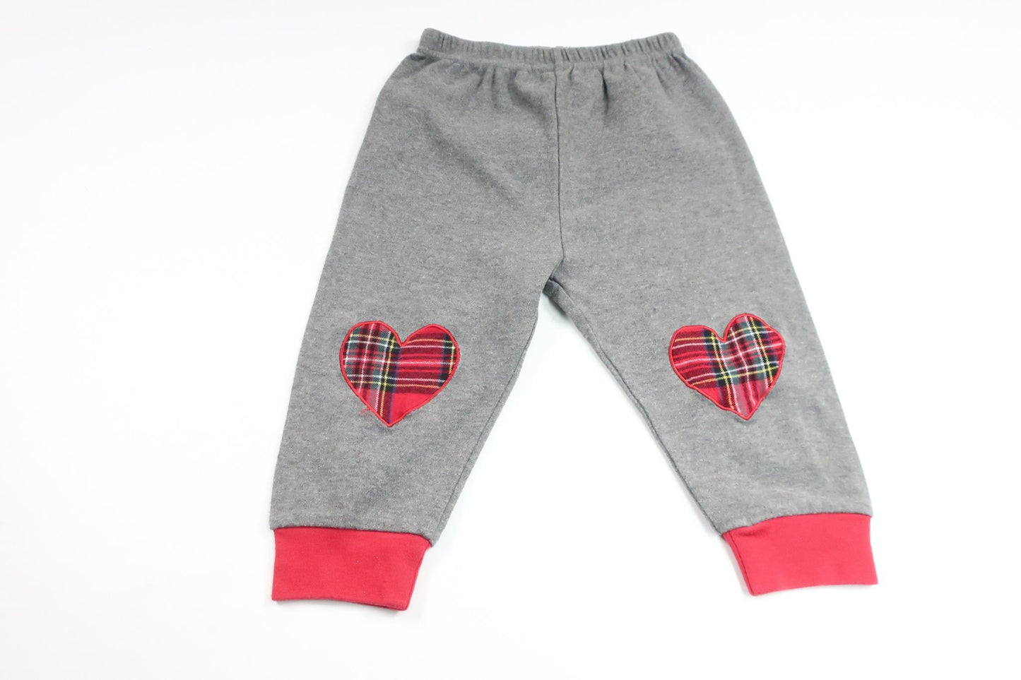 Pants with hearts from Unknown - Size 74 - Grey