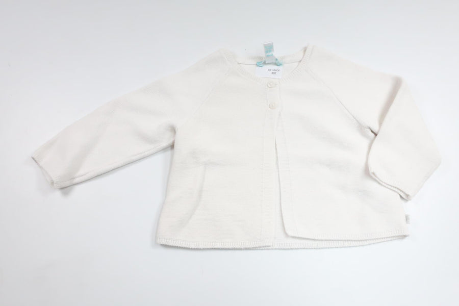 Knitted cardigan from Obaïbi - Size 80 - White